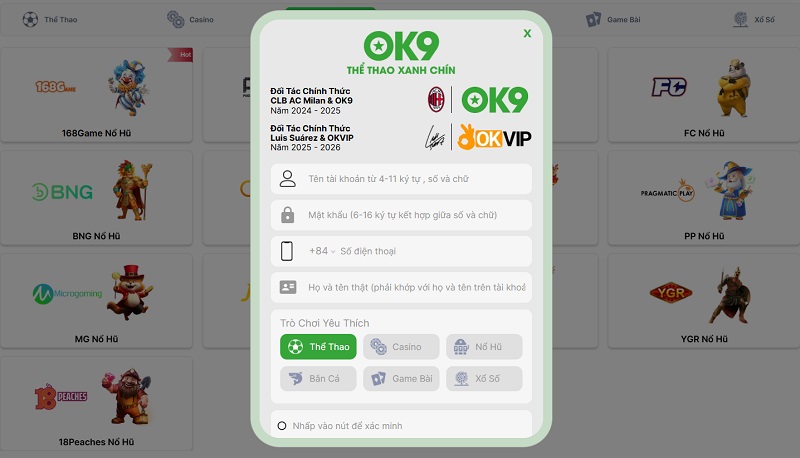 Hướng Dẫn Đăng Ký OK9 Chi Tiết Từng Bước